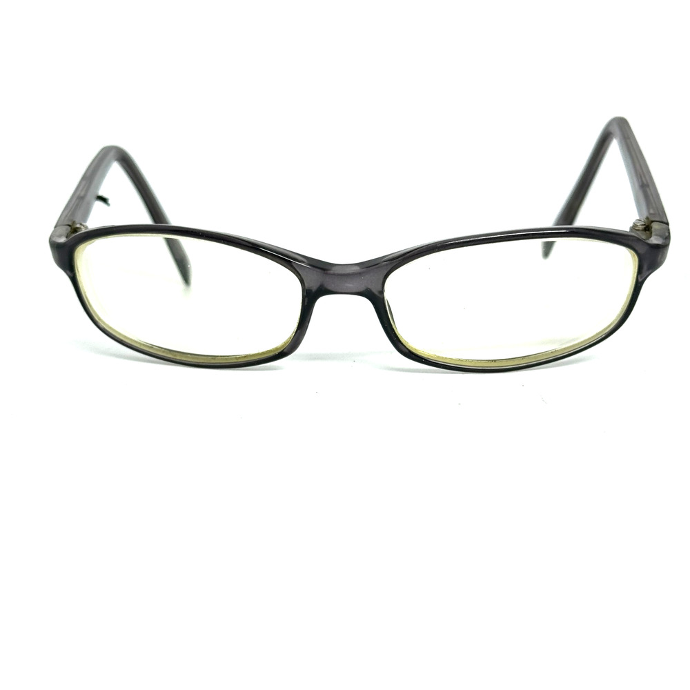 GUCCI GG 1515 ZX8 Eyeglasses Frames Gray Full RIm USed H19050